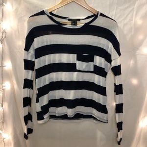 striped light-weight boatneck sweater